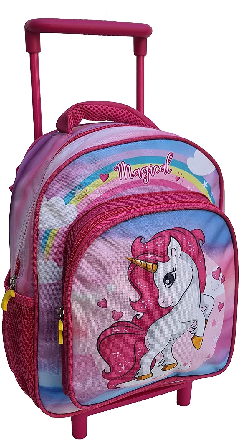 Zaino Trolley Asilo Bambina Unicorno