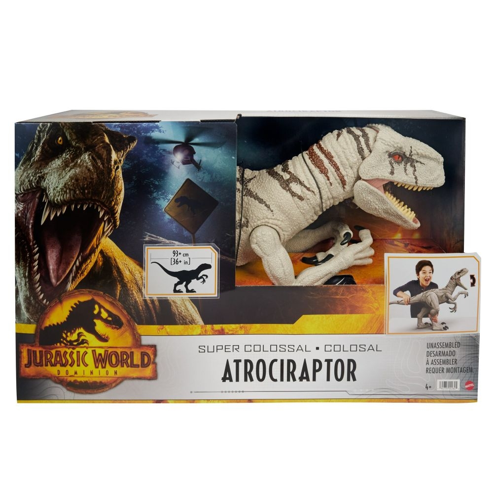 Jurassic World Speed Dino Super Colossale dinosauro giocattolo extra large  (94 cm) con articolazioni mobili - MammacheShop