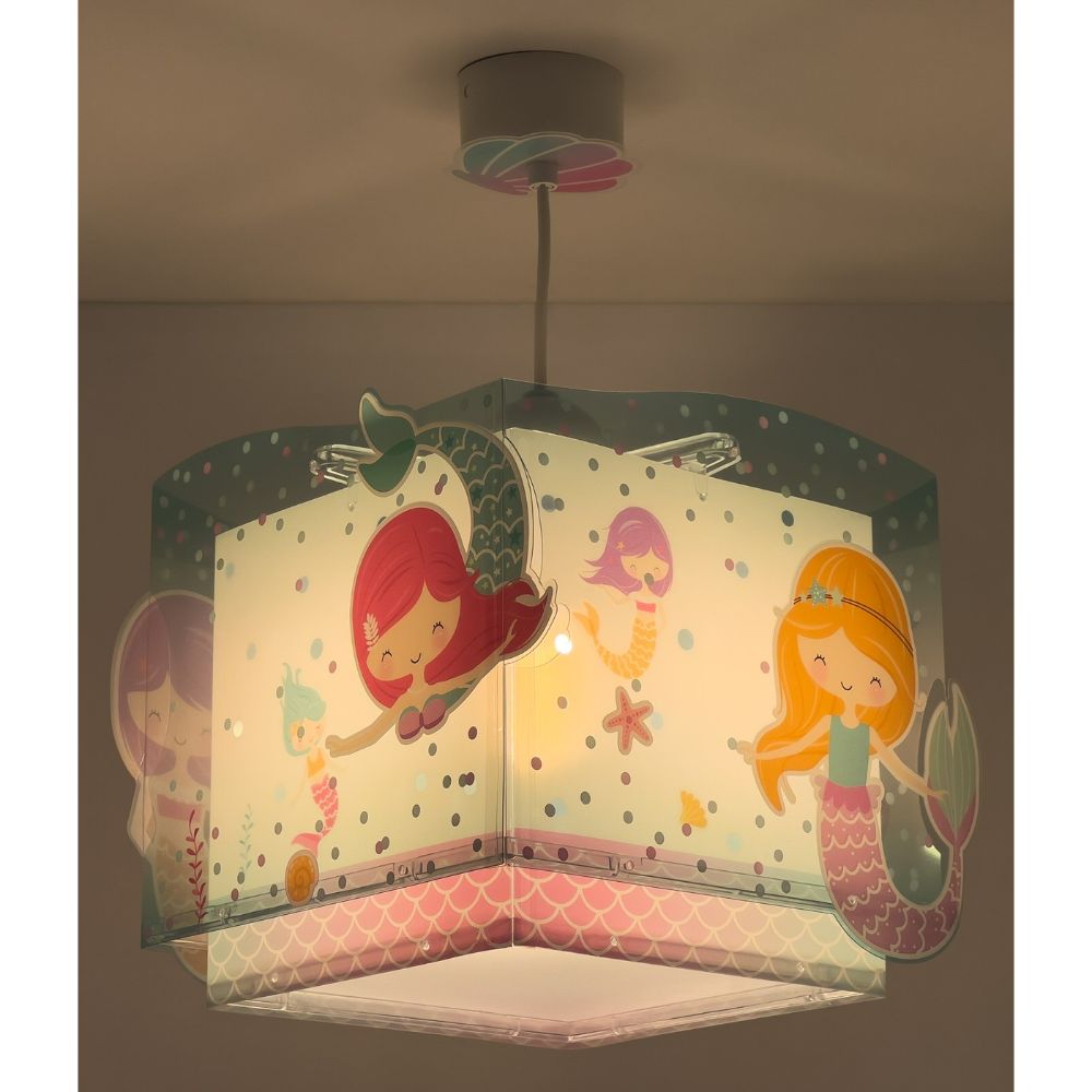 Lampada A Sospensione Per Bambini Mermaids - MammacheShop
