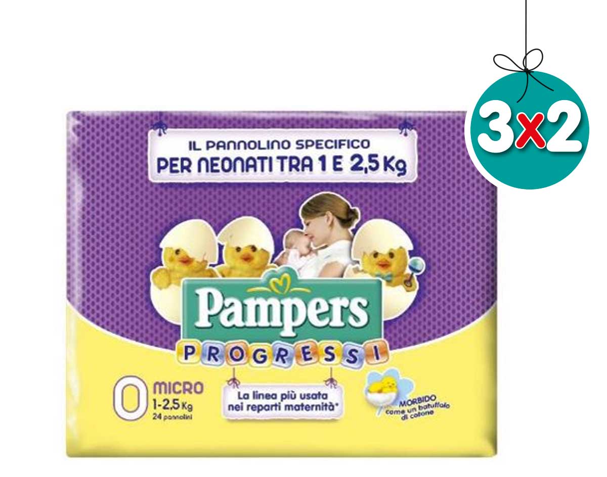 Pannolini Pampers Progressi - Micro - MammacheShop