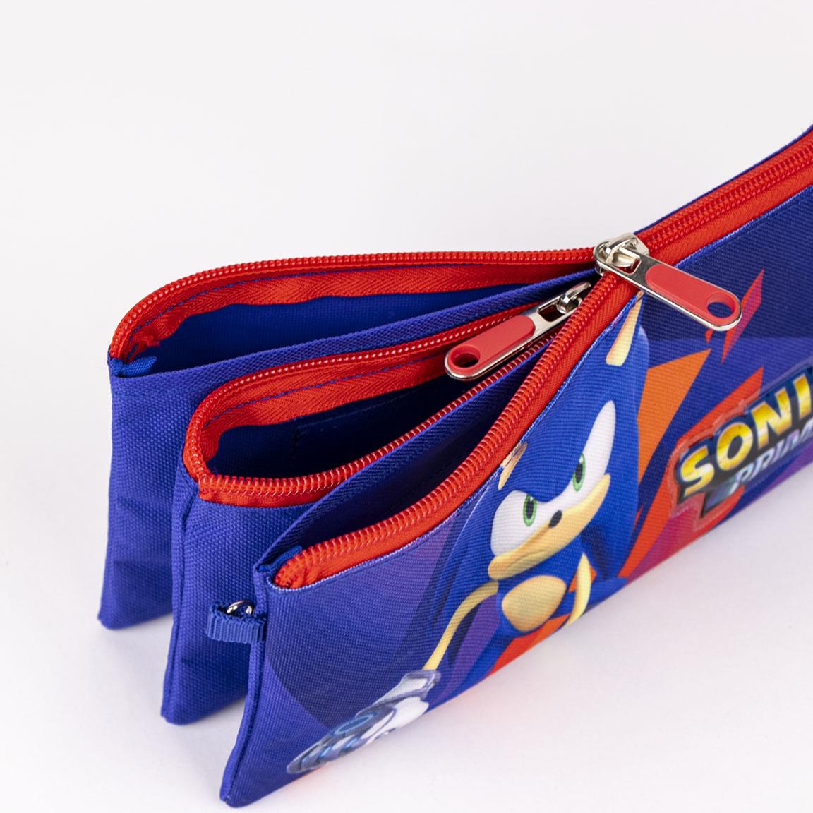 Sonic Astuccio Bustina 3 cerniere per la Scuola - MammacheShop