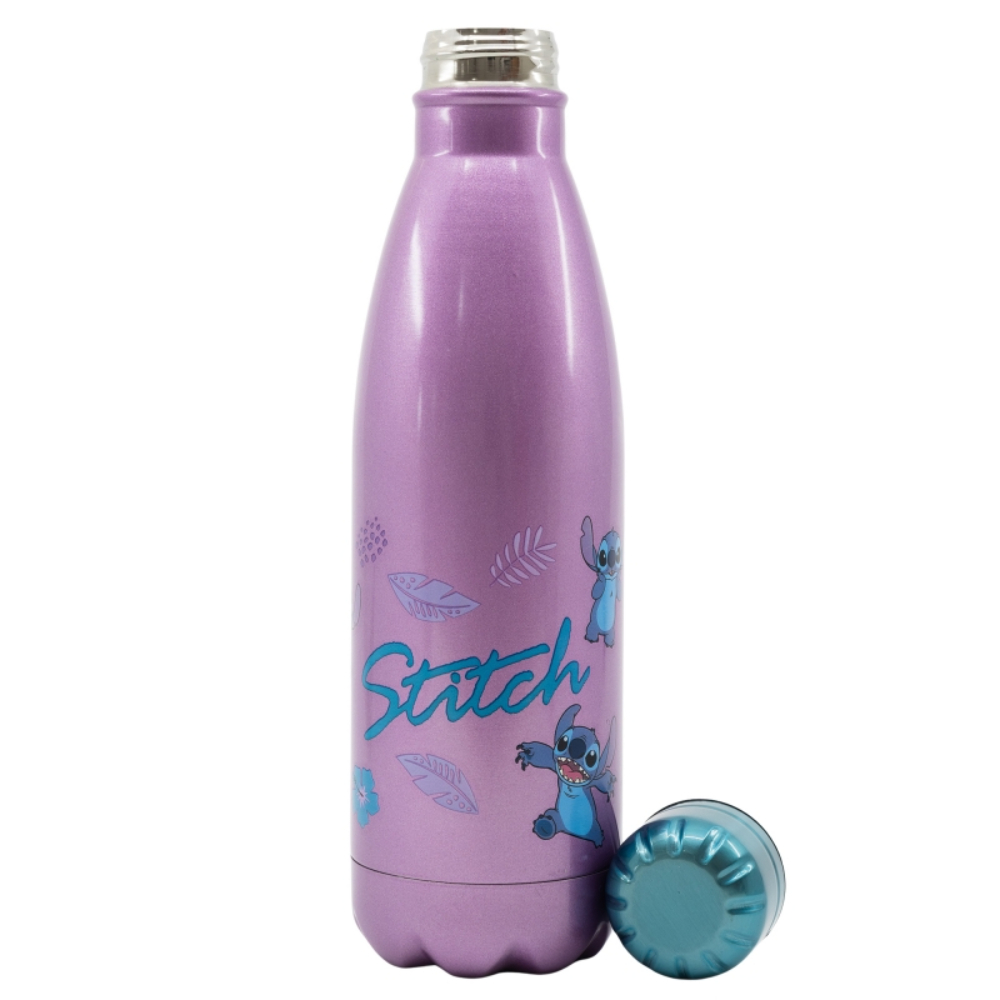 H&H Stitch Bottiglia Termica Bimbo, Borraccia in Acciaio Inox, Decorata, Lt  0,5, Ermetica, BPA Free : : Fai da te