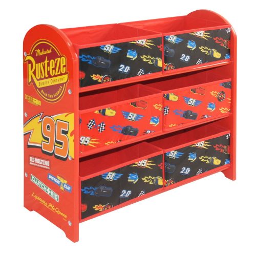 Scaffale mobile portagiochi cameretta bambini organizer cagnolini