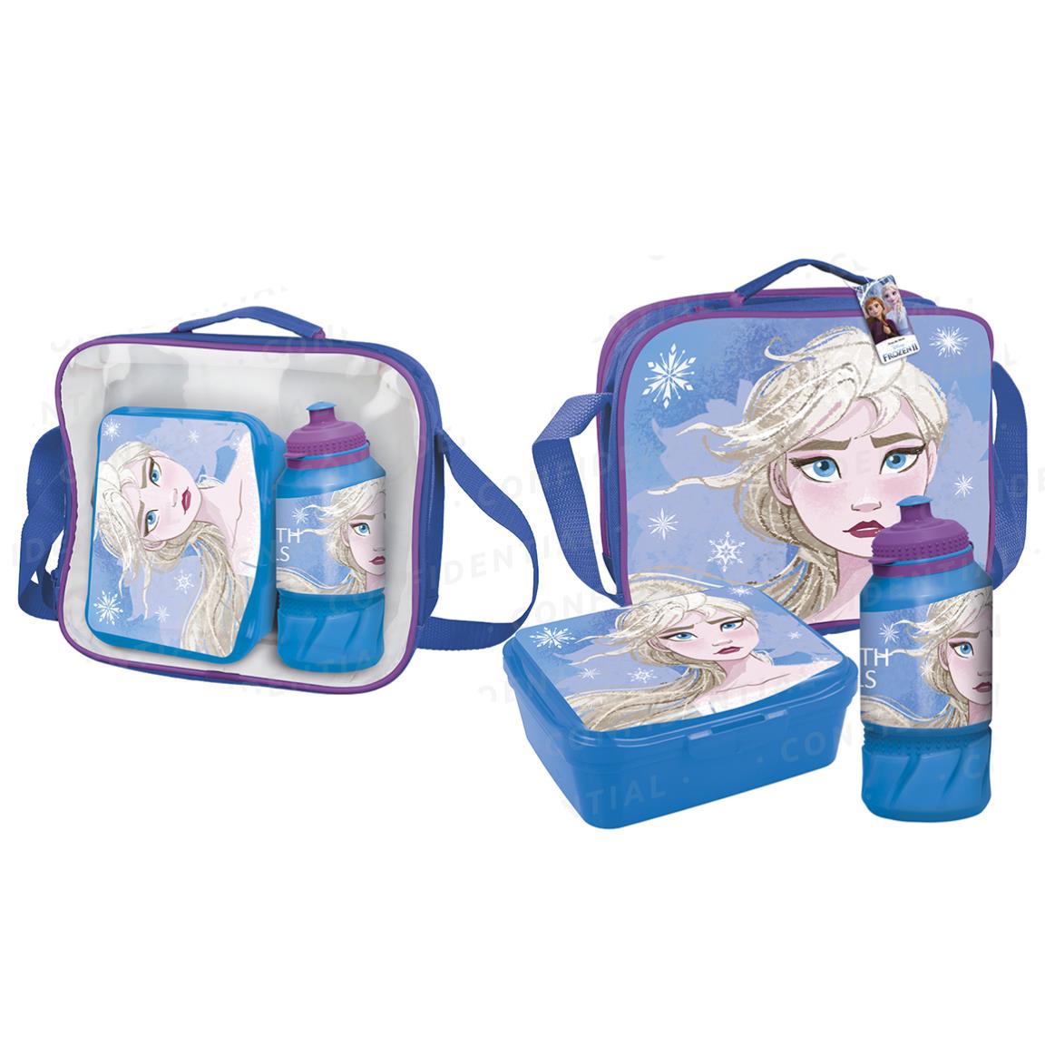 Set portamerenda con accessori Frozen - MammacheShop
