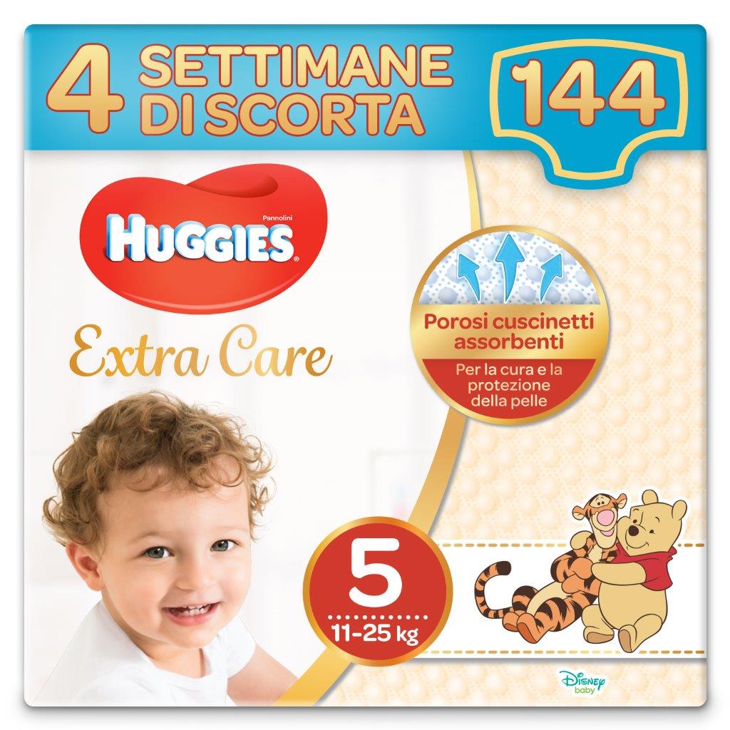 Pannolini Huggies Taglia 1 (2-5 Kg) - 84 Unità, Con Indicatore Di Umidità
