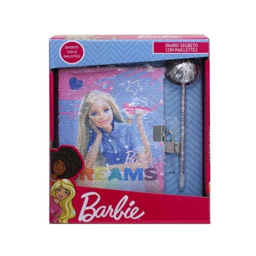 BR0587 MC DIARIO con Pailettes Reversibile Barbie