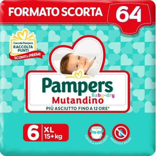 Pannolini Pampers Progressi Mutandino Taglia 5 Pacco Scorta da 4 Confezioni  - MammacheShop
