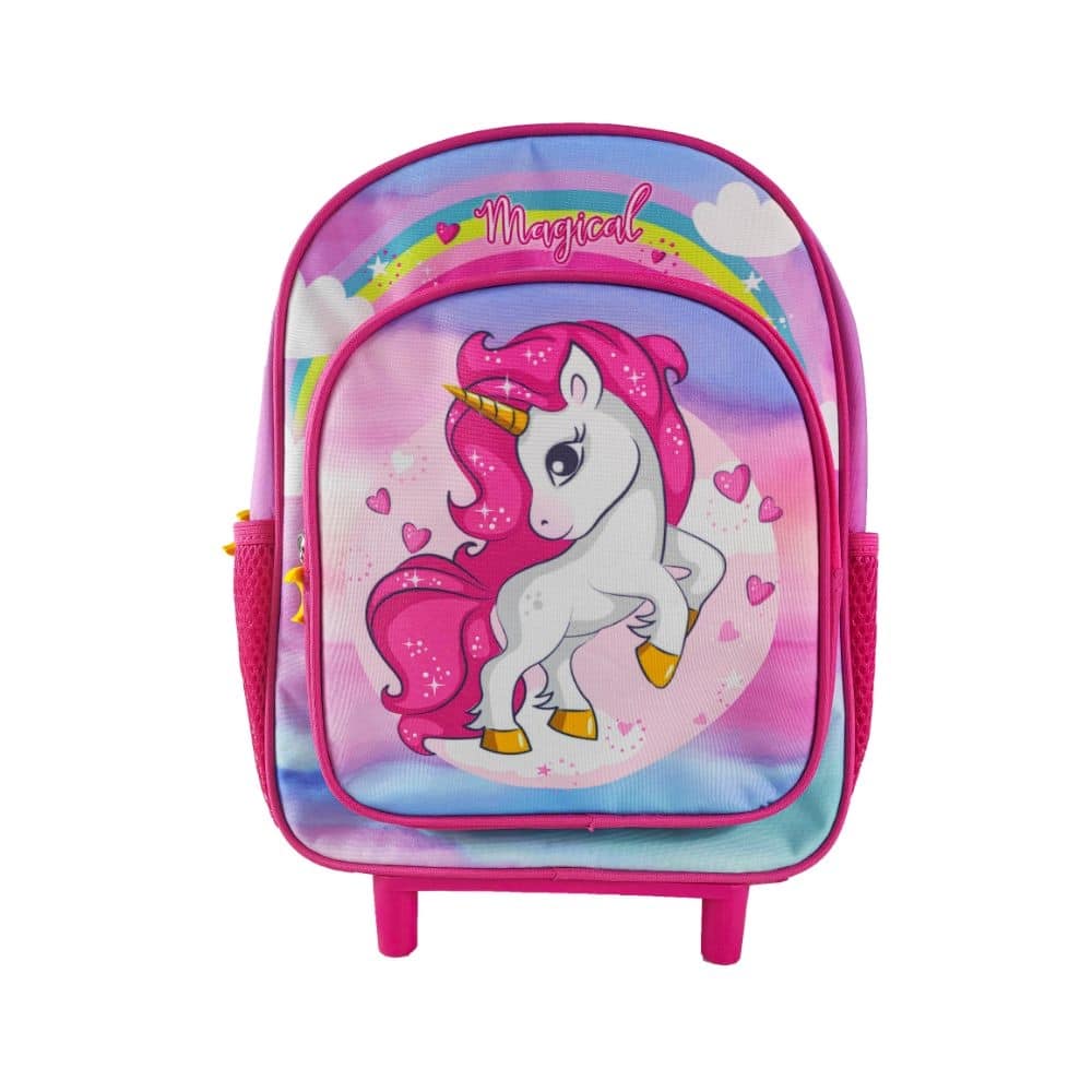 ZAINO ASILO 3D UNICORNO BORSA SCUOLA CM.32 BAMBINA - UNI0846-A